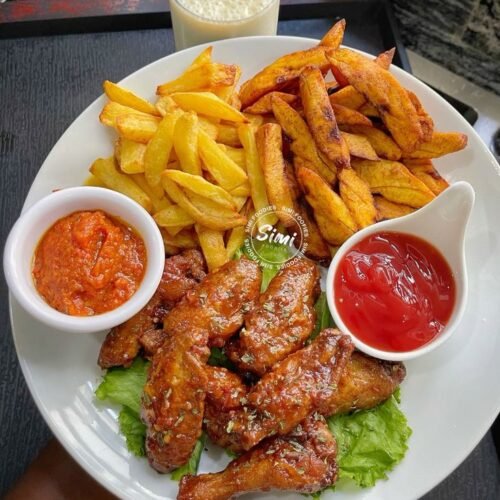 Menu Mixte Frites & Alloco